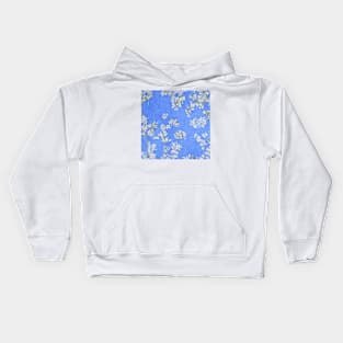 Flowers White Paint Kids Hoodie